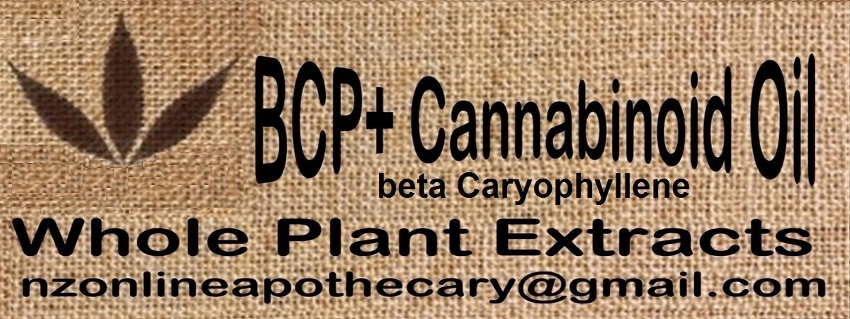 New Zealand Online Apothecary – BCP+ 30x Liquid Extract Cannabinoid Oil, Cannabinoid Balm, beta Caryophyllene, Whole Plant Extracts.